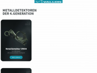 vallon-metal-detectors.com Webseite Vorschau