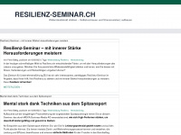 resilienz-seminar.ch Webseite Vorschau