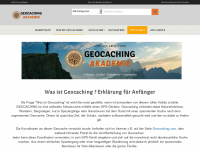 geocaching-akademie.de Webseite Vorschau
