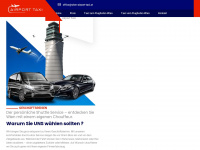 wien-airport-taxi.at Webseite Vorschau
