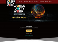 worldunityweek.org Webseite Vorschau