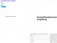immobilienbewertungaugsburg.de Webseite Vorschau