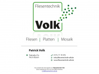 fliesentechnik-volk.de Webseite Vorschau