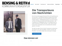 bensing-reith.de Webseite Vorschau