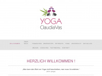 claudia-vas-yoga.de Webseite Vorschau