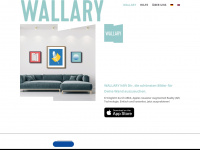 wallary.app Webseite Vorschau