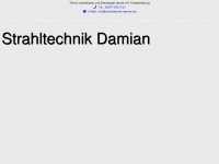strahltechnik-damian.de Webseite Vorschau