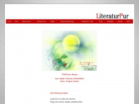 literatur-pur.de Webseite Vorschau