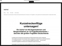 kurzstreckenfluegeuntersagen.wordpress.com Webseite Vorschau