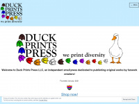 duckprintspress.com Webseite Vorschau