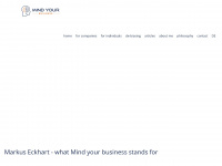 mind-your-business.net Webseite Vorschau