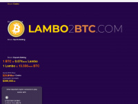 lambo2btc.com Webseite Vorschau