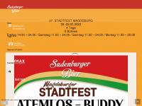 stadtfest-magdeburg.com Webseite Vorschau