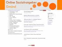 sozialratgeber-gmuend.at Webseite Vorschau
