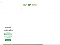 probiopack.eu Webseite Vorschau