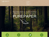 purepaper-packaging.com Webseite Vorschau