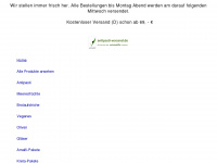 antipasti-versand.de Webseite Vorschau