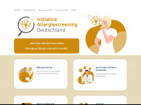 initiative-allergiescreening.de Webseite Vorschau