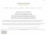ausbildung-zum-medium.info Webseite Vorschau