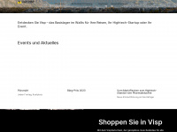 visitvisp.ch Webseite Vorschau