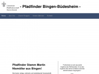 pfadfinder-bingen.de Webseite Vorschau