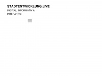 stadtentwicklung.live Webseite Vorschau