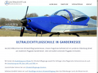 ultraleichtflug-ganderkesee.de Webseite Vorschau