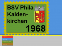 bsv-phila-kaldenkirchen.de Webseite Vorschau