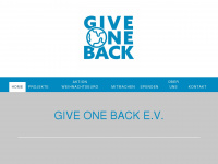 giveoneback.de Webseite Vorschau