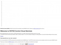 rotex-control.com Webseite Vorschau