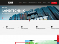 pfeiferlandtechnik.it Webseite Vorschau