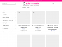 zackstrom.de Webseite Vorschau