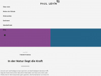 paul-levin.at Webseite Vorschau