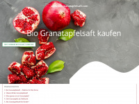 bio-granatapfelsaft.com Webseite Vorschau