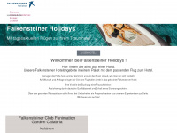 falkensteiner-holidays.com Webseite Vorschau