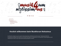 musikforum-notissimus.de Webseite Vorschau