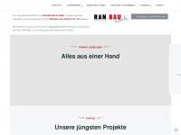ran-bau.de Webseite Vorschau