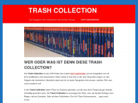 trashcollection.de Webseite Vorschau