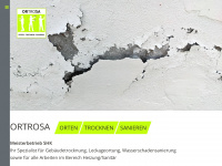 ortrosa.de Webseite Vorschau