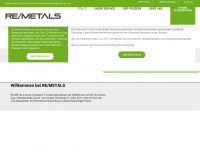 remetals.ch Webseite Vorschau