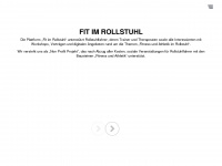 fitimrollstuhl.de Webseite Vorschau