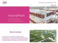 innovaplant.eu Webseite Vorschau