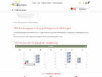 drk-kita-morgenstern.de Webseite Vorschau