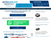 autoankauf-oberpfalz-direkt.com Webseite Vorschau
