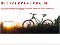 bicycletracker.de Webseite Vorschau