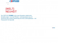 certuss-emx.com Webseite Vorschau