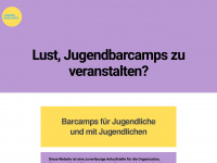 jugendbarcamps.de Webseite Vorschau