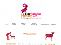 tierfamiliemensch.de Webseite Vorschau