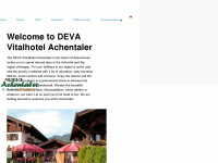 achentaler-hotel.de Webseite Vorschau