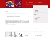noe-kulturforum.at Webseite Vorschau